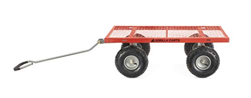 Gorilla Carts GOR800-COM Steel Utility Cart with Removable Sides, 800-lbs. Capacity