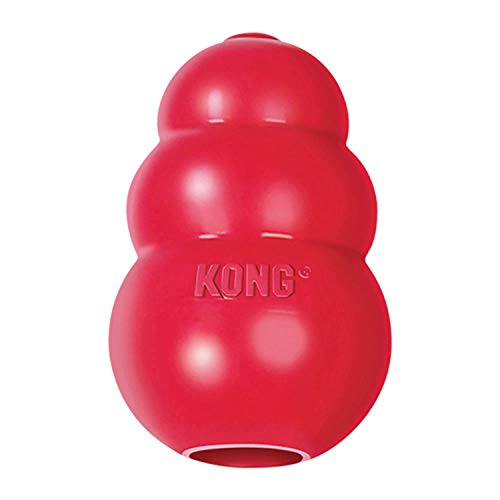 KONG - Classic Dog Toy, Durable Natural Rubber- Medium