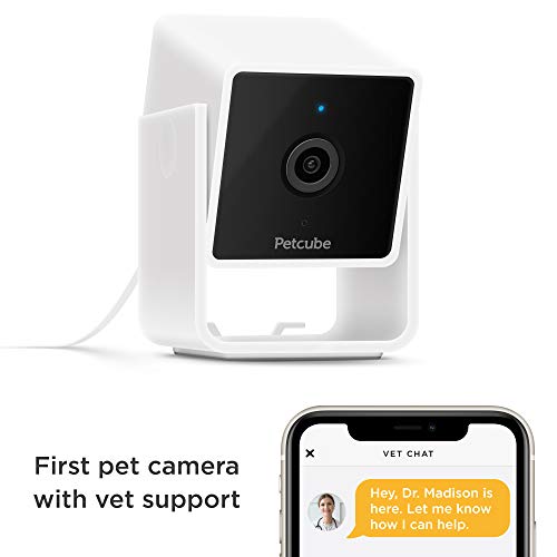 Petcube Cam Pet Monitoring Camera with Built-in Vet Chat for Cats & Dogs