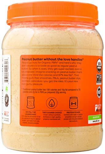PBfit All-Natural Organic Peanut Butter Powder - 8g of Protein (30 oz.)