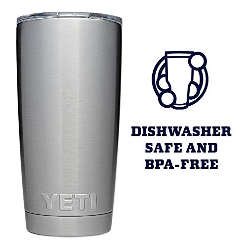 YETI Rambler 20 oz Tumbler, Stainless Steel, Vacuum Insulated with MagSlider Lid