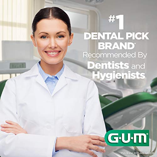 GUM - 650R Soft-Picks Advanced Dental Picks, 60 Count