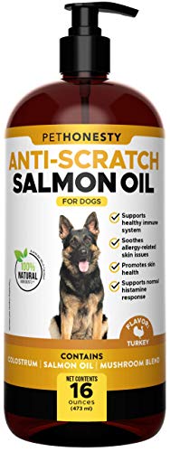 PetHonesty Anti-Scratch Salmon Oil - Omega-3 for Dogs