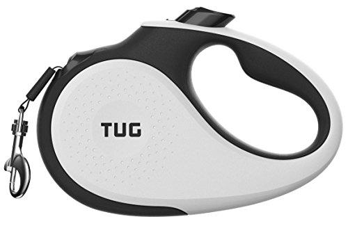 TUG Patented 360° Tangle-Free, Heavy Duty Retractable Dog Leash for Up to 110 lb Dogs