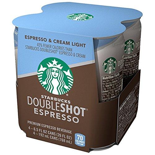 Starbucks Double Shot Espresso Light 6.5 Fl Oz (pack of 4)