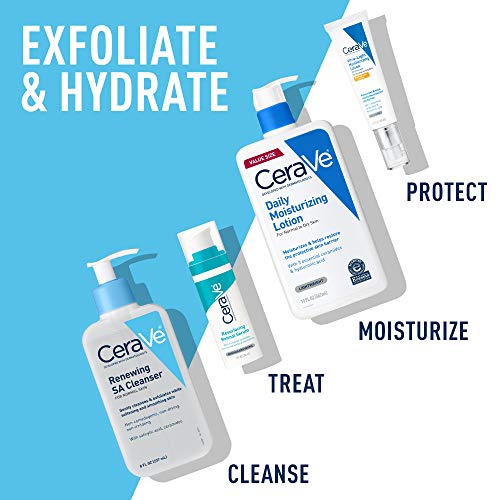 CeraVe SA Cleanser | Salicylic Acid Face Wash with Hyaluronic Acid