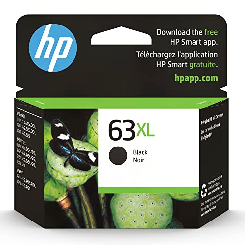 Original HP 63XL Black High-yield Ink Cartridge