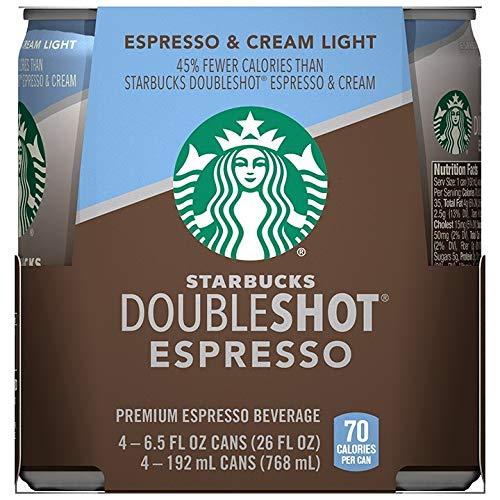 Starbucks Double Shot Espresso Light 6.5 Fl Oz (pack of 4)