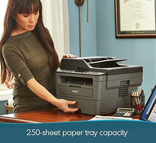 Brother Monochrome Laser Printer, Compact All-In One Printer - MFCL2710DW