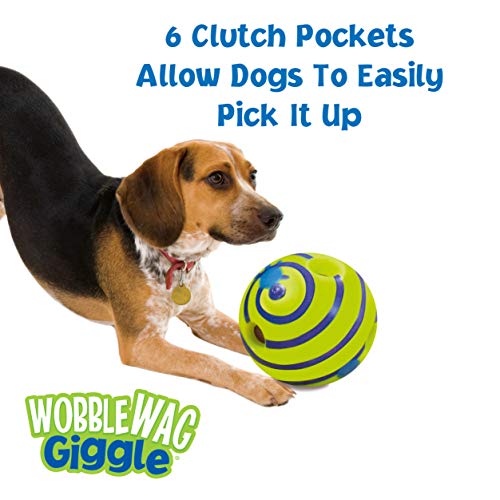 Wobble Wag Giggle Ball, Interactive Dog Toy, Fun Giggle Sounds, As Seen On TV