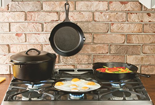 Lodge Pre-Seasoned Cast Iron Reversible Grill/Griddle, 16.75 Inch