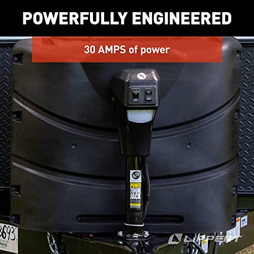 Lippert 3500LB Power Tongue Jack Black