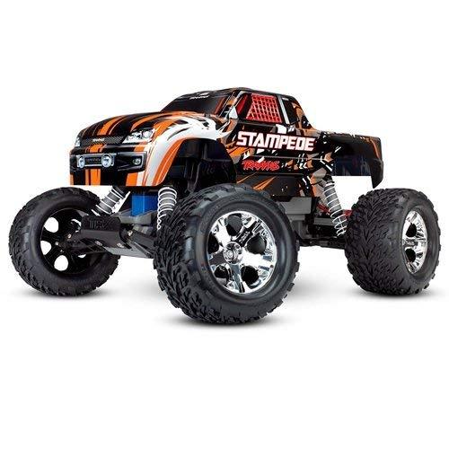 Traxxas 36054-4-ORNG Stampede: 1/10 Scale Monster Truck w/TQ 2.4GHz Radio System