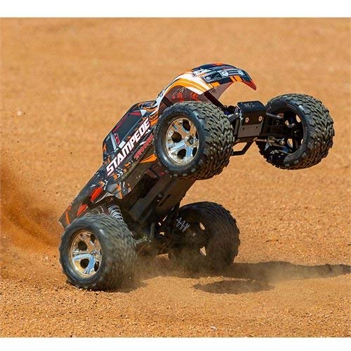 Traxxas 36054-4-ORNG Stampede: 1/10 Scale Monster Truck w/TQ 2.4GHz Radio System