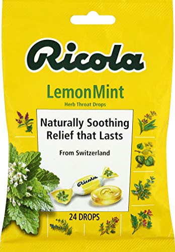 Ricola Herb Cough Suppressant Throat Drops, LemonMint