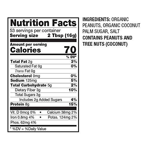 PBfit All-Natural Organic Peanut Butter Powder - 8g of Protein (30 oz.)