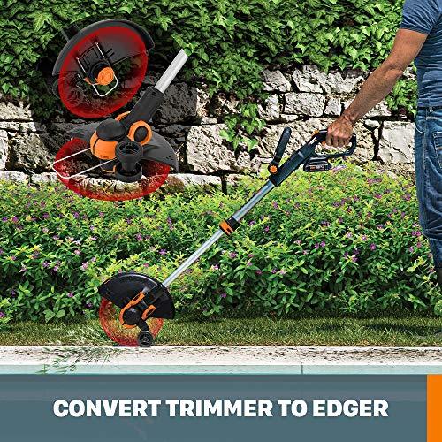 WORX GT 3.0 20V Cordless Grass Trimmer/Edger with Command Feed