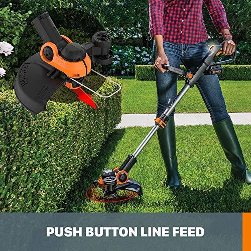 WORX GT 3.0 20V Cordless Grass Trimmer/Edger with Command Feed