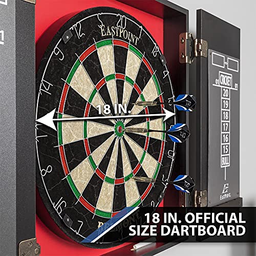 EastPoint Sports Belmont Bristle Dartboard and Cabinet Set
