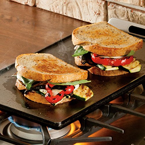 Lodge Pre-Seasoned Cast Iron Reversible Grill/Griddle, 16.75 Inch