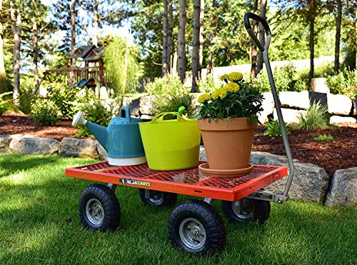 Gorilla Carts GOR800-COM Steel Utility Cart with Removable Sides, 800-lbs. Capacity