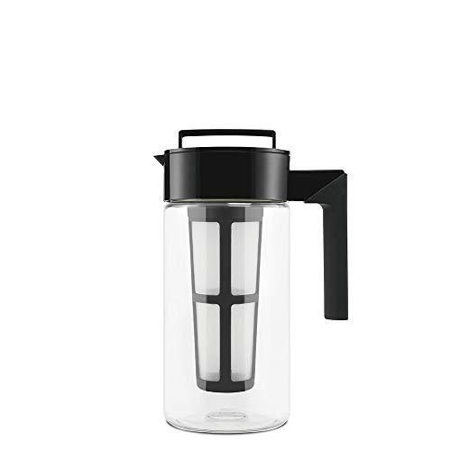 Takeya Patented Deluxe Cold Brew Iced Coffee Maker with Airtight Lid & Silicone Handle - 1 Quart