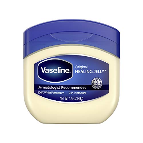 Vaseline Healing Jelly For Dry Skin and Eczema Relief Original 100% Petroleum Jelly 1.75 oz