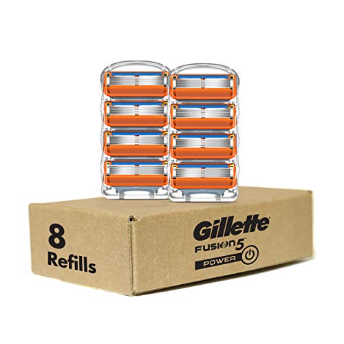 Gillette Fusion5 Power Razor Blade Refills, 8 Count