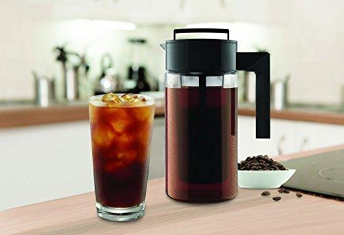 Takeya Patented Deluxe Cold Brew Iced Coffee Maker with Airtight Lid & Silicone Handle - 1 Quart