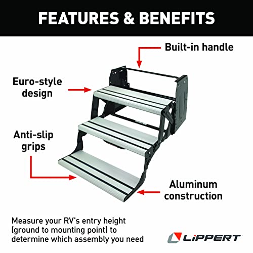Lippert Components Alumi-Tread Triple Manual Step