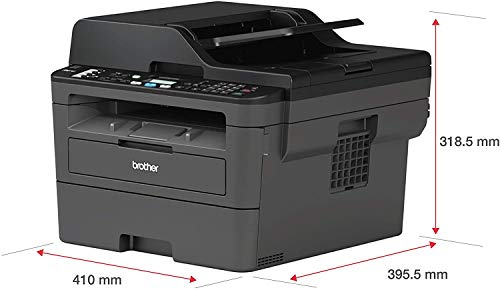 Brother Monochrome Laser Printer, Compact All-In One Printer - MFCL2710DW