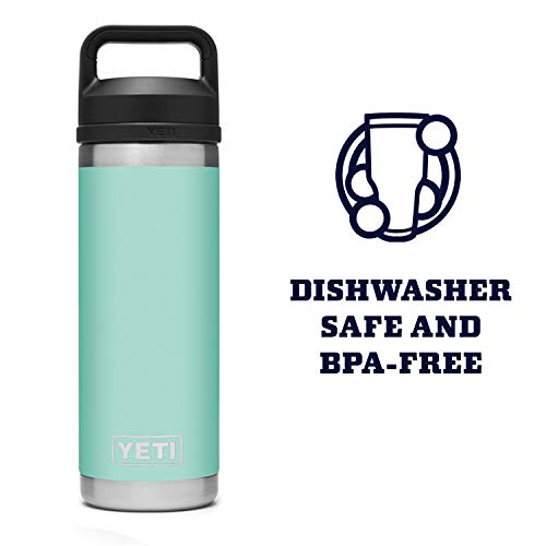 YETI Rambler 18 oz Bottle, Vacuum Insulated, Stainless Steel with Chug Cap