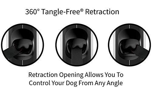 TUG Patented 360° Tangle-Free, Heavy Duty Retractable Dog Leash for Up to 110 lb Dogs