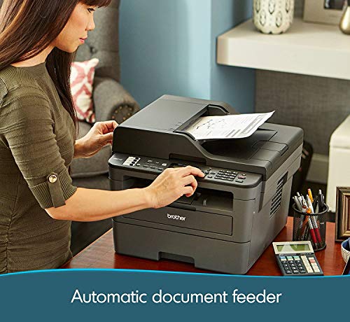 Brother Monochrome Laser Printer, Compact All-In One Printer - MFCL2710DW