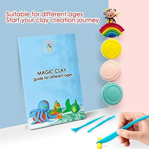 36 Colors Air Dry Clay,Magic Modeling Clay with Tools,Ultra Light DIY  Modeling Clay for Kids,Children,DIY Crafts,Creative Art Crafts