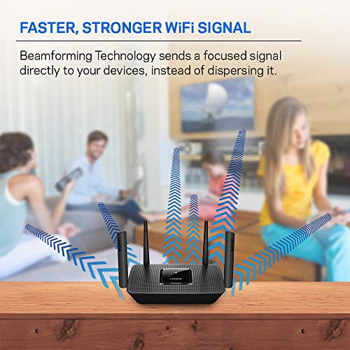 Linksys AC2200 Smart Mesh Wi-Fi Router for Home Mesh Networking