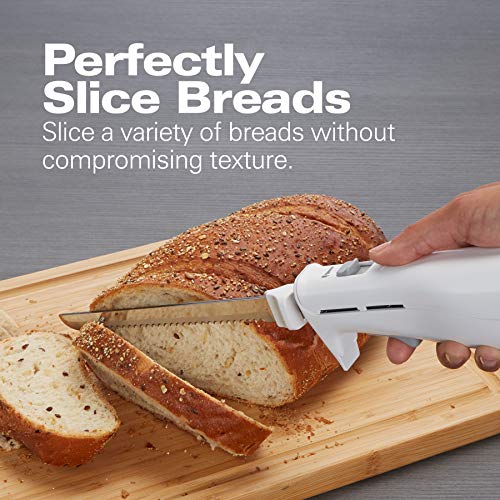 Hamilton Beach Electric Knife for Carving Meats, Poultry, Bread, Crafting Foam & More