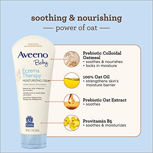 Aveeno Baby Eczema Therapy Moisturizing Cream 7.3 Oz