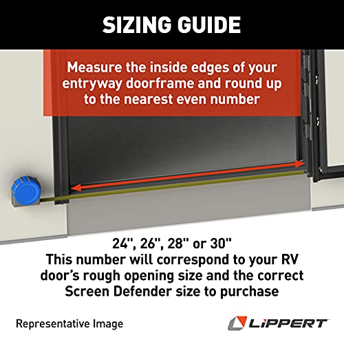 Lippert Screen Defender RV Entry Door Screen Protector