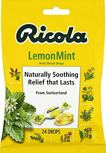Ricola Herb Cough Suppressant Throat Drops, LemonMint