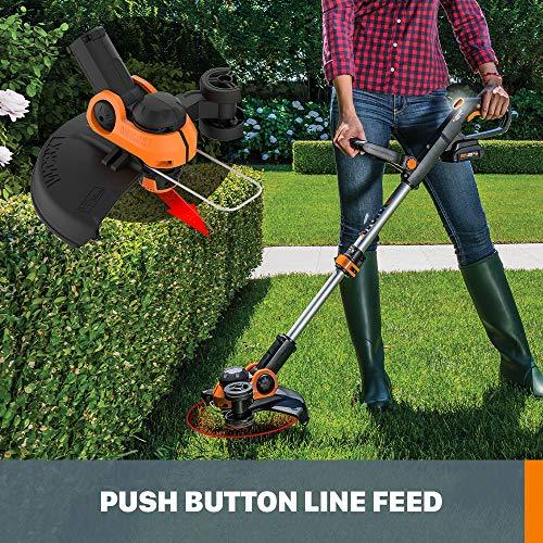 WORX GT 3.0 20V Cordless Grass Trimmer/Edger with Command Feed