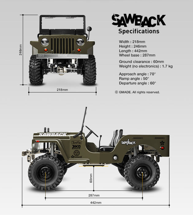 Sawback-Crawler-Kit-1-10th-Scale-4WD-w-Steel-Frame