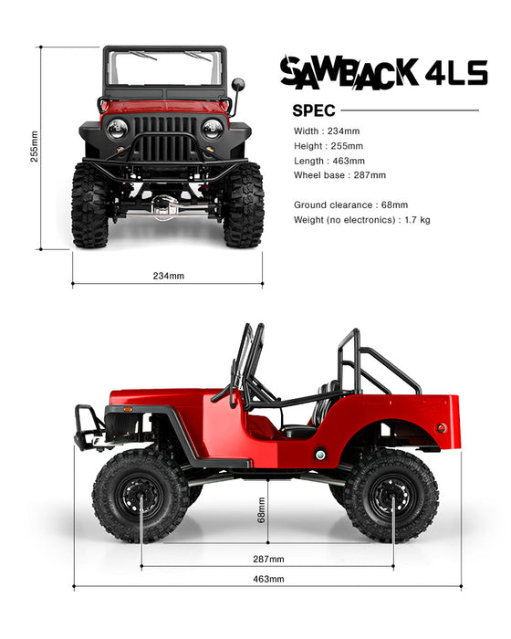 SAWBACK-4LS-GS01-4WD-Off-Road-Vehicle-Kit