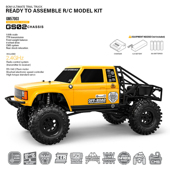 1-10-GS02-BOM-RTR-Ultimate-Trail-Truck-Kit